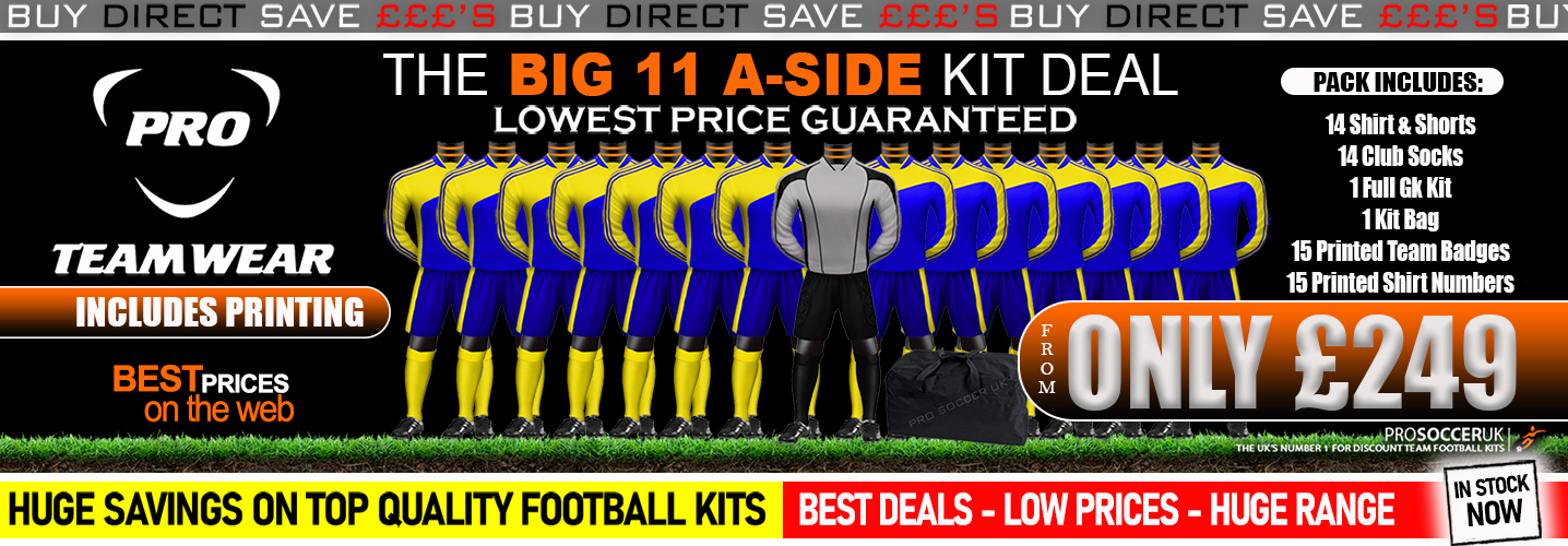 Full Kit Deals Football Kit Deals & Team Bundles Full Football Kits